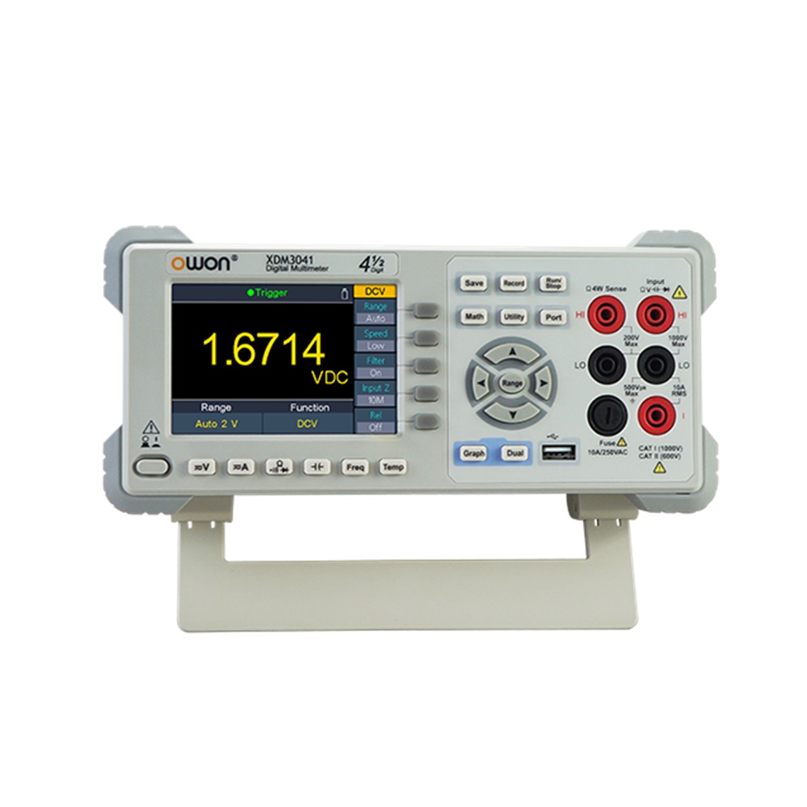 OWON XDM3041  4 1/2 벤치타입 디지탈 멀미미터, 150 rdgs/s, USB, RS232C, LAN (WiFi option)