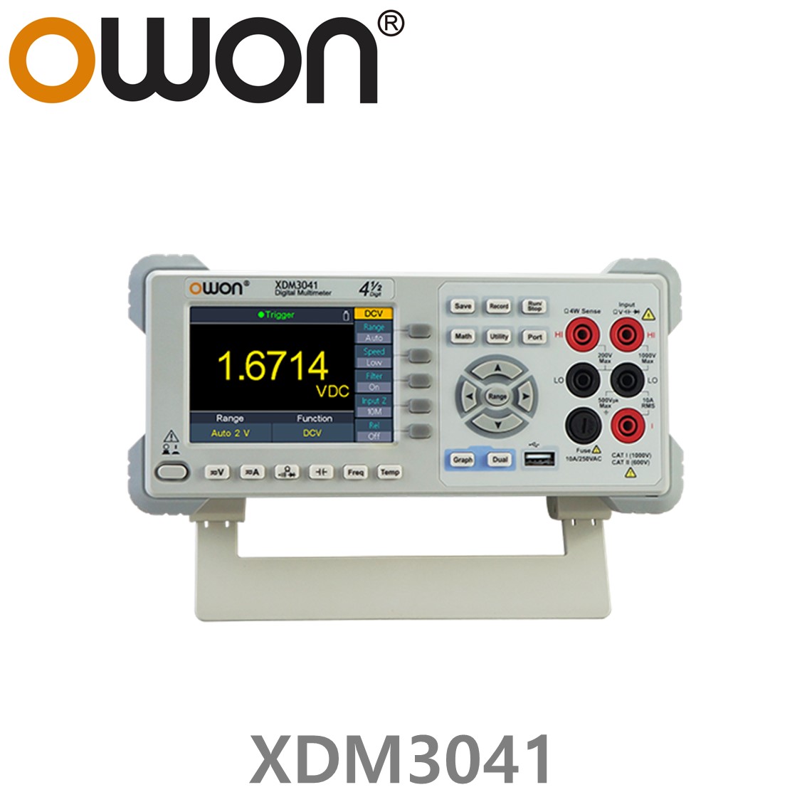 [ OWON ] XDM3041 4 1/2 벤치타입 디지탈 멀미미터, 150 rdgs/s, USB, RS232C, LAN (WiFi option)