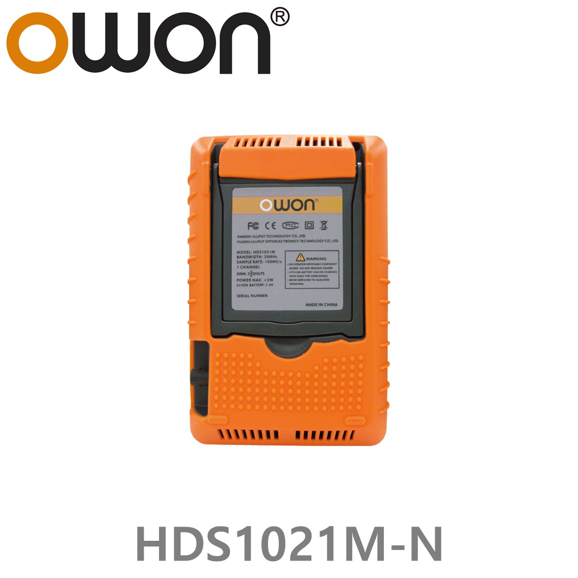[ OWON ] HDS1021M-N 휴대용 디지탈 오실로스코프, 휴대용 DSO, 20MHz, 1CH, 500MS/s