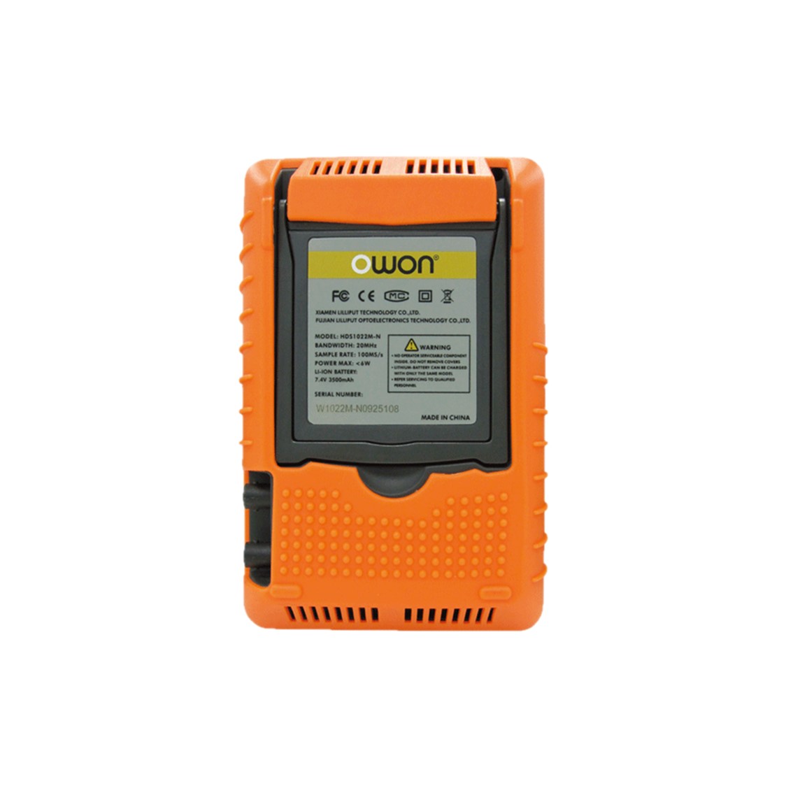 OWON HDS1022M-N  오실로스코프, 휴대용 DSO, 20MHz, 2CH, 100MS/s 1GS/s