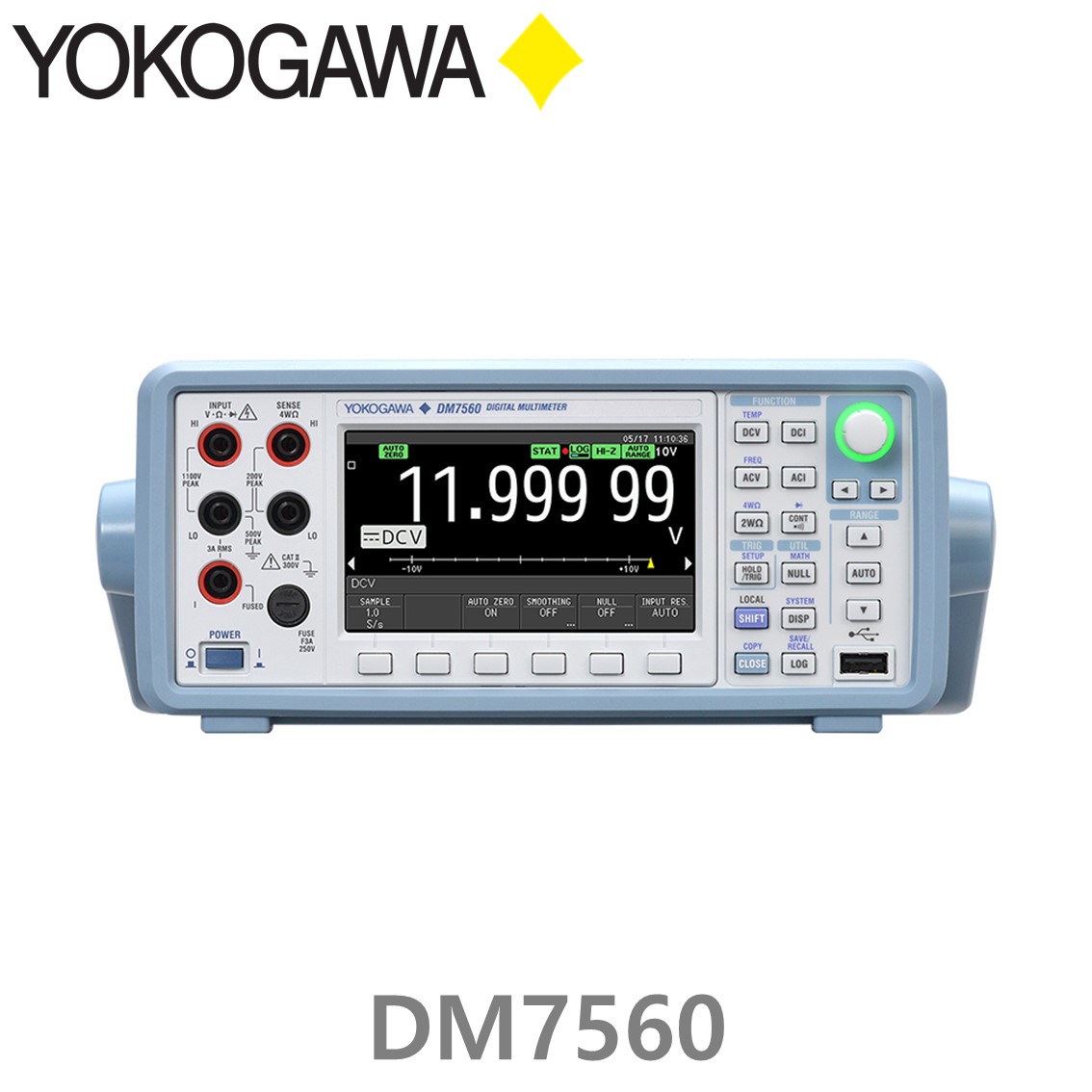 [ YOKOGAWA ] DM7560 벤치타입 디지탈 멀티미터 데이타로깅(최대 30k S/s)100k