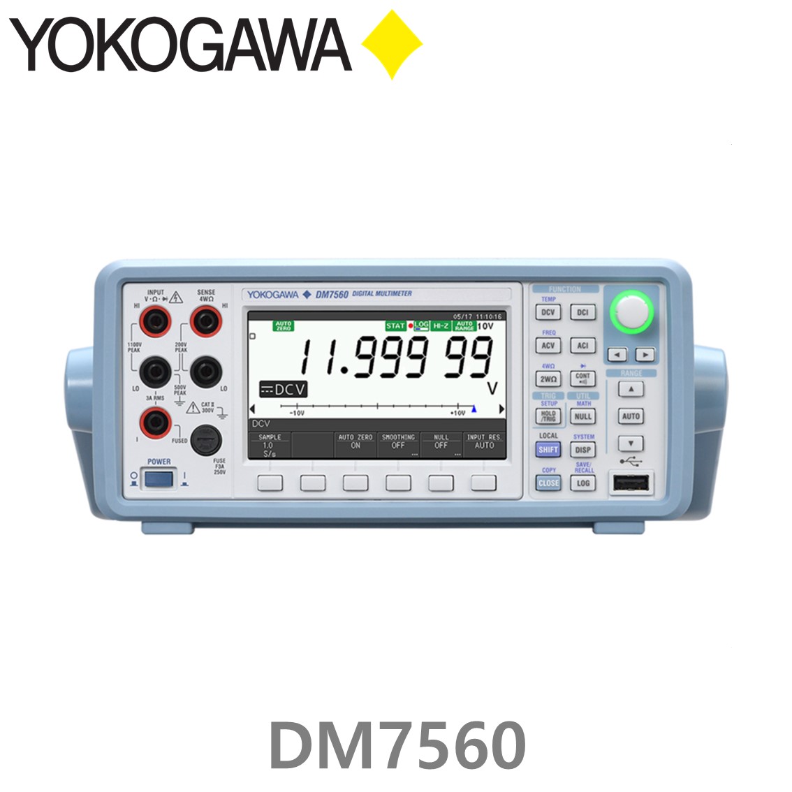 [ YOKOGAWA ] DM7560 벤치타입 디지탈 멀티미터 데이타로깅(최대 30k S/s)100k