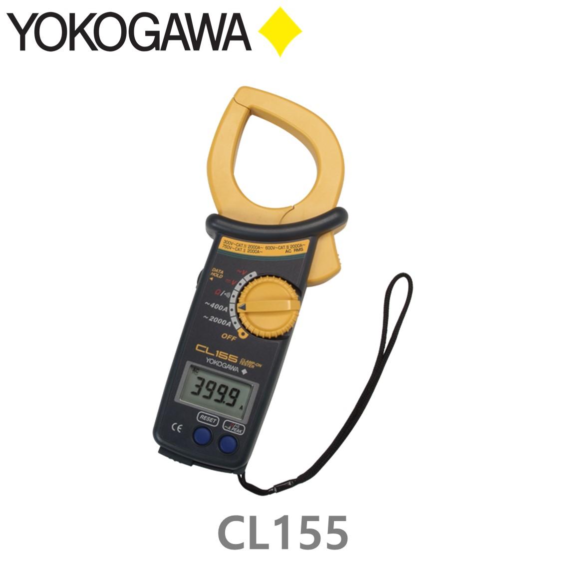 [ YOKOGAWA ] CL155 클램프미터 테스터 AC, True RMS, 2000A
