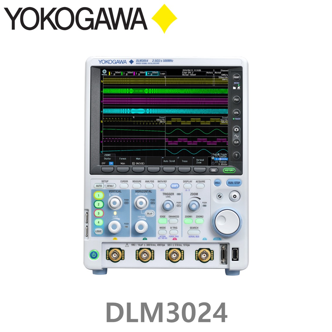 [ YOKOGAWA ] DLM3024 200MHz/4Ch, 요꼬가와 디지털 오실로스코프