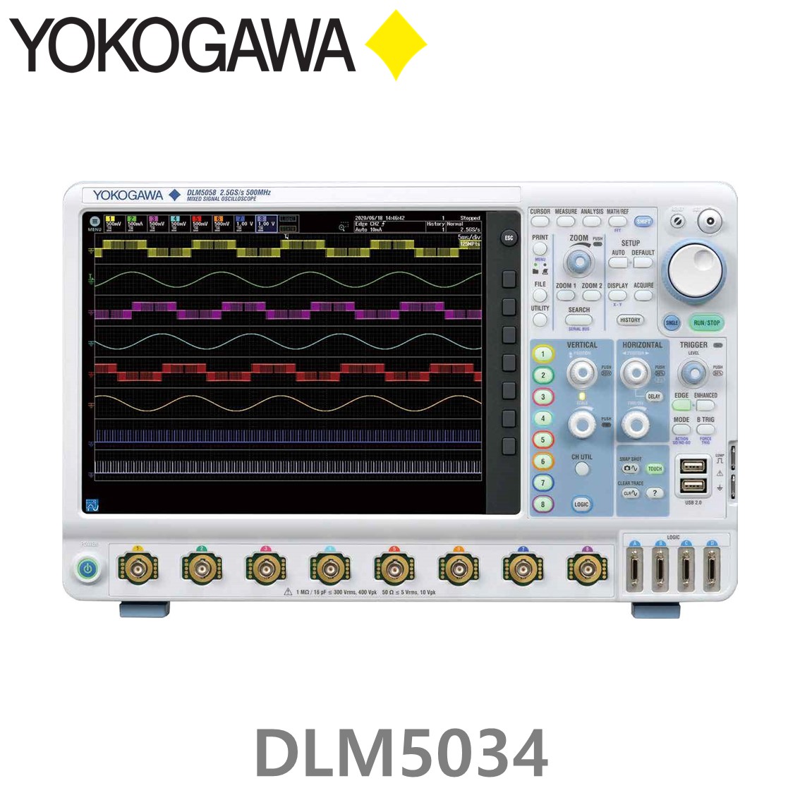 YOKOGAWA DLM5034  오실로스코프 4Ch/350MHz