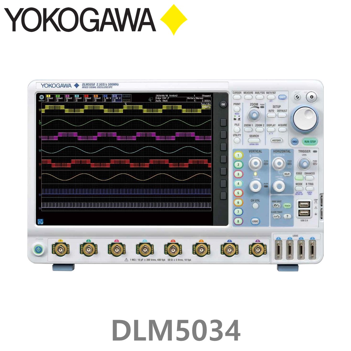 [ YOKOGAWA ] DLM5034 350MHz/4Ch, 요꼬가와 혼합신호 디지털오실로스코프