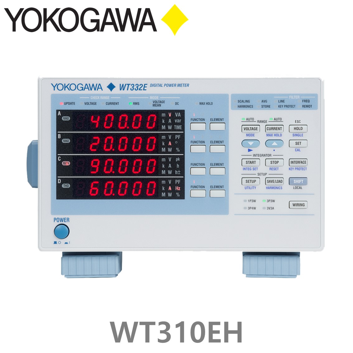 YOKOGAWA WT310EH  1채널 파워미터,전력분석기 40A