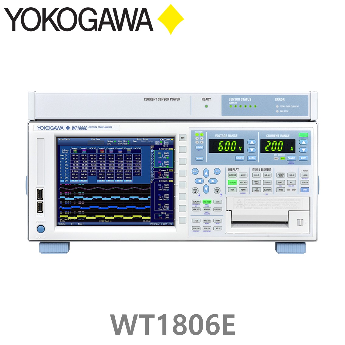 YOKOGAWA WT1806E 6채널 파워미터,전력분석기 50A or 5A