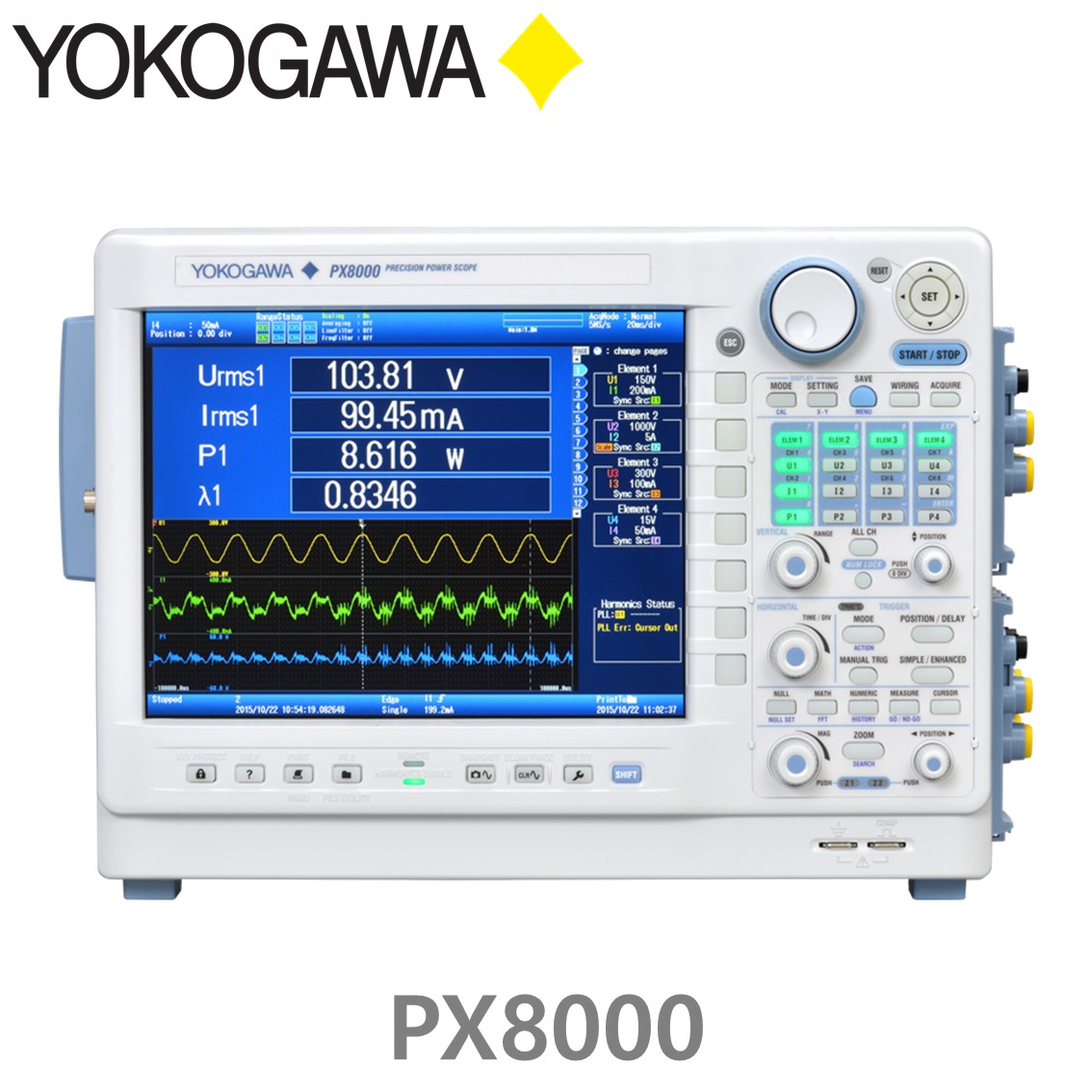 [ YOKOGAWA ] PX8000 요꼬가와 정밀 파워스코프,전력분석계