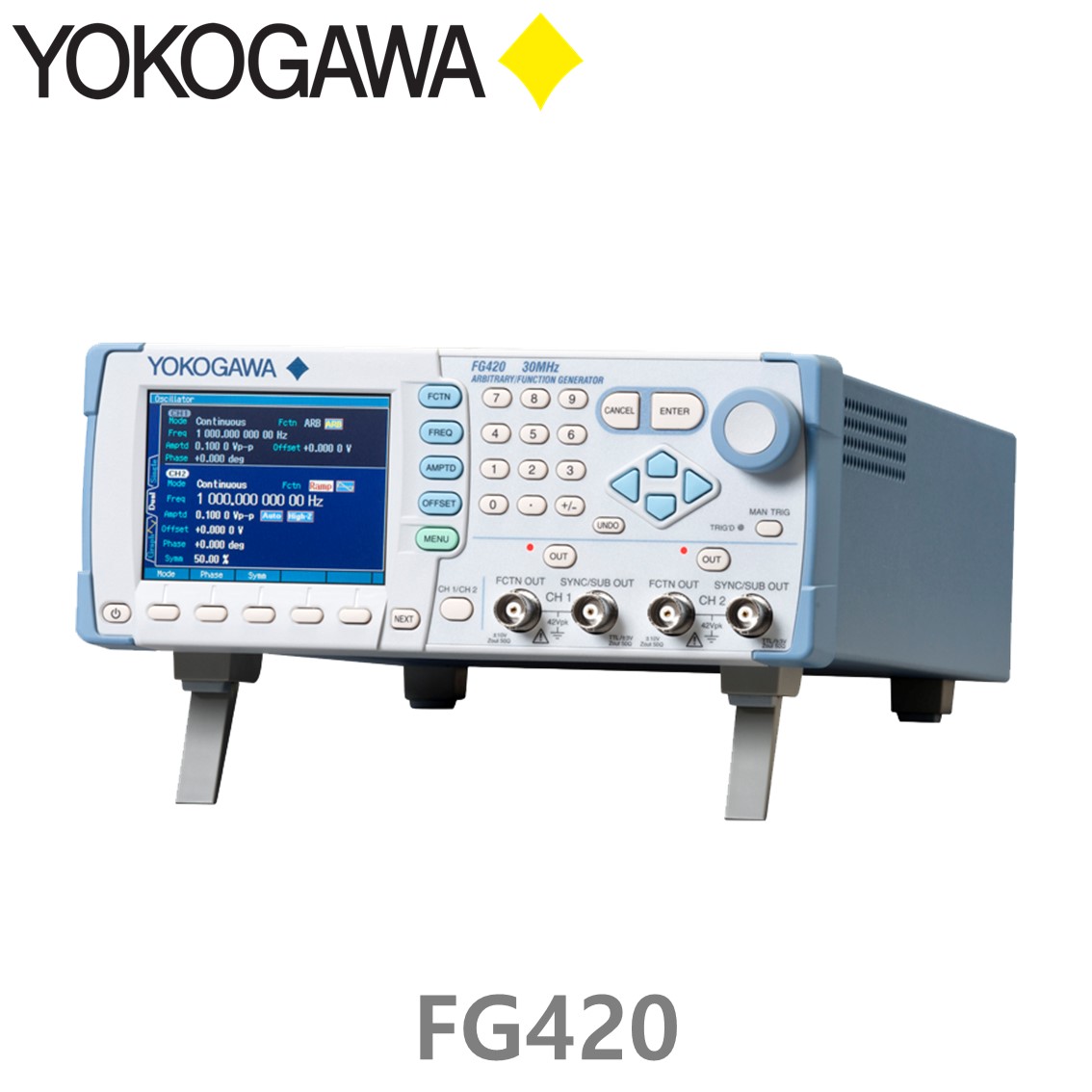 [ YOKOGAWA ] FG420 30MHz/2CH, 요꼬가와 임의파형발생기, 함수발생기