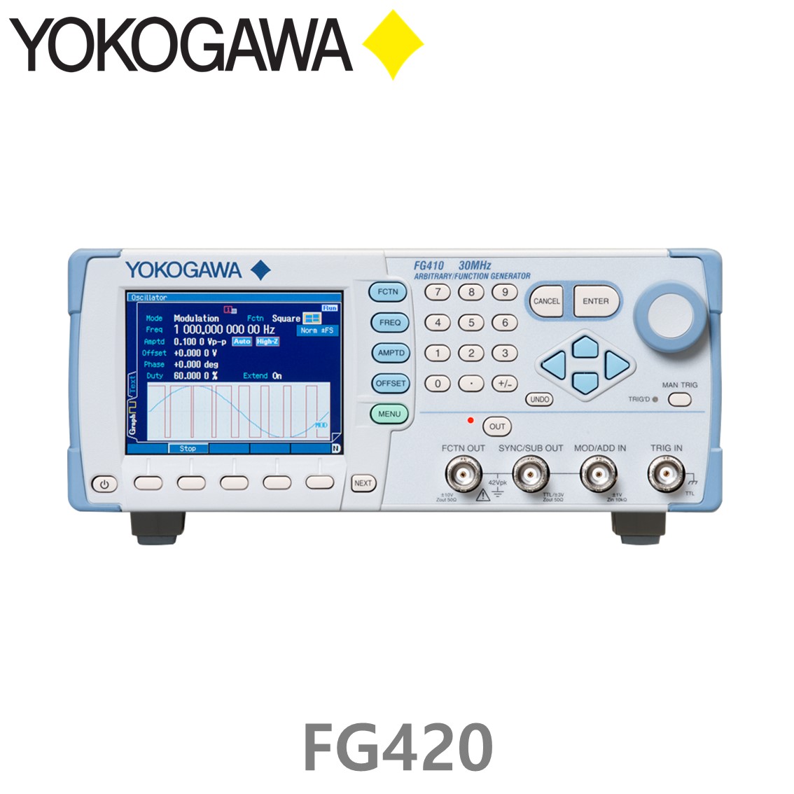 YOKOGAWA FG420 30MHz/2CH, 요꼬가와 임의파형발생기, 함수발생기