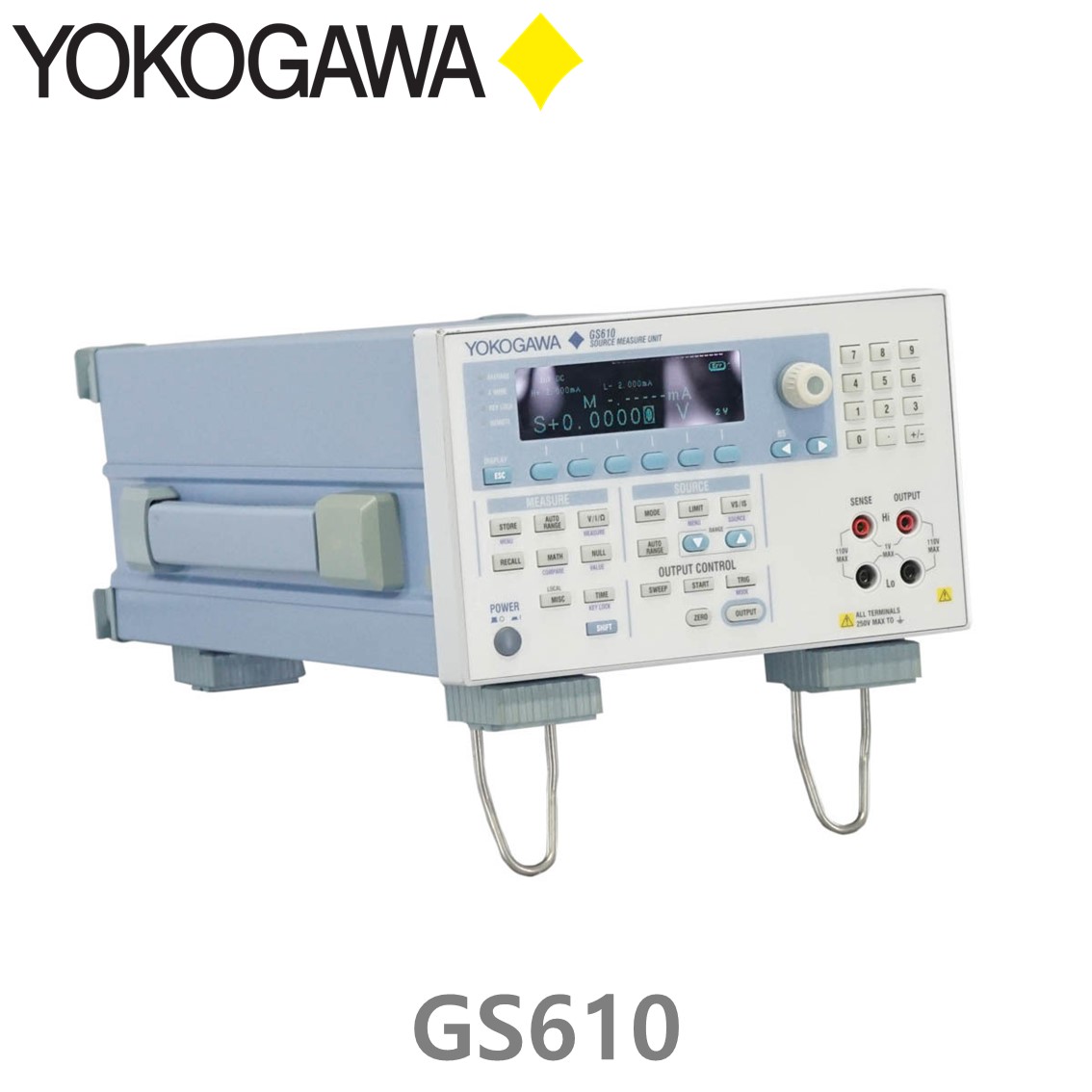 [ YOKOGAWA ] GS610 요꼬가와 소스 측정 장치, DC소스(110V,3.2A), 신호발생기