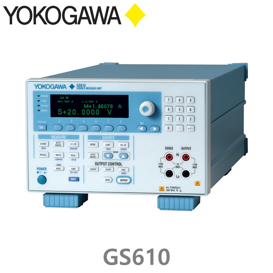 [ YOKOGAWA ] GS610 요꼬가와 소스 측정 장치, DC소스(110V,3.2A), 신호발생기