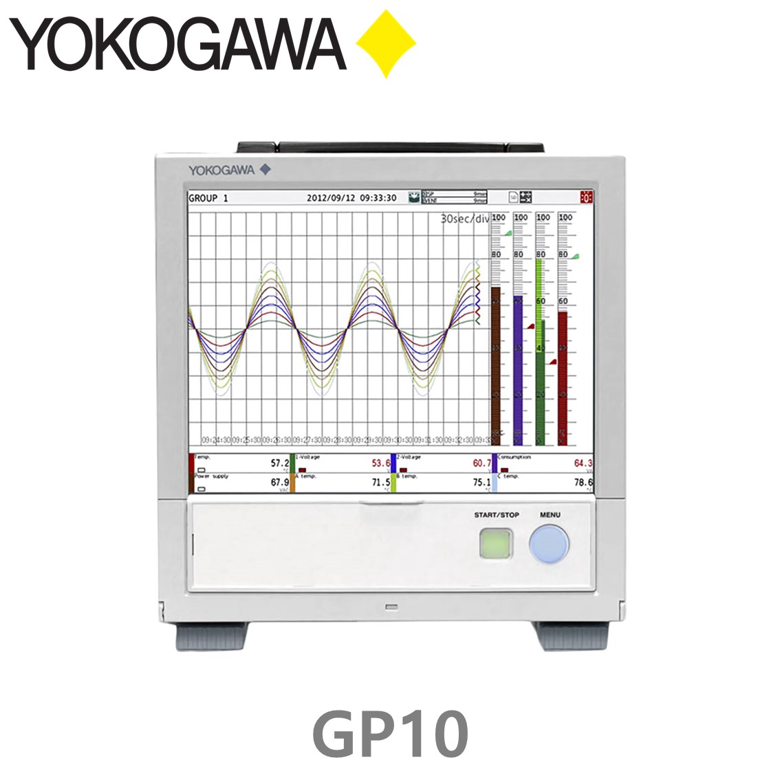 [ YOKOGAWA ] GP10 데이터로거 SmartDAC+ 요꼬가와