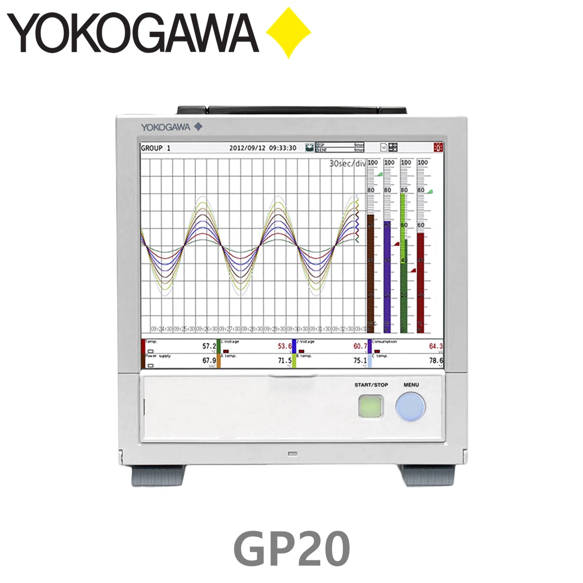 [ YOKOGAWA ] GP20 데이터로거 SmartDAC+ 요꼬가와