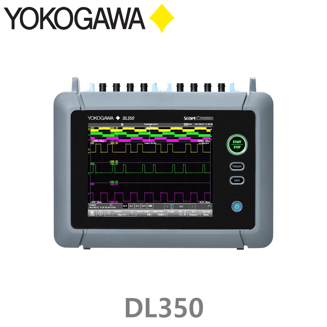 [ YOKOGAWA ] DL350 휴대용 스코프코더, 데이터로거