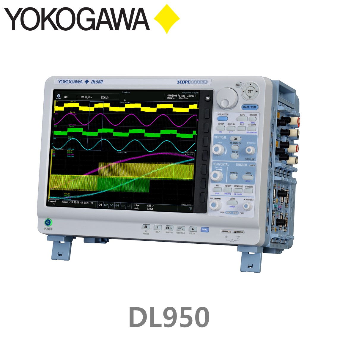 [ YOKOGAWA ] DL950 ScopeCorder, 스코프코더, 요꼬가와 데이터로거 200MS/s, 20MS/s, 10Gbps