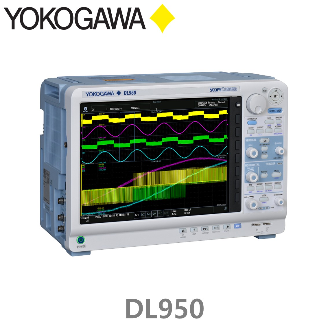 [ YOKOGAWA ] DL950 ScopeCorder, 스코프코더, 요꼬가와 데이터로거 200MS/s, 20MS/s, 10Gbps