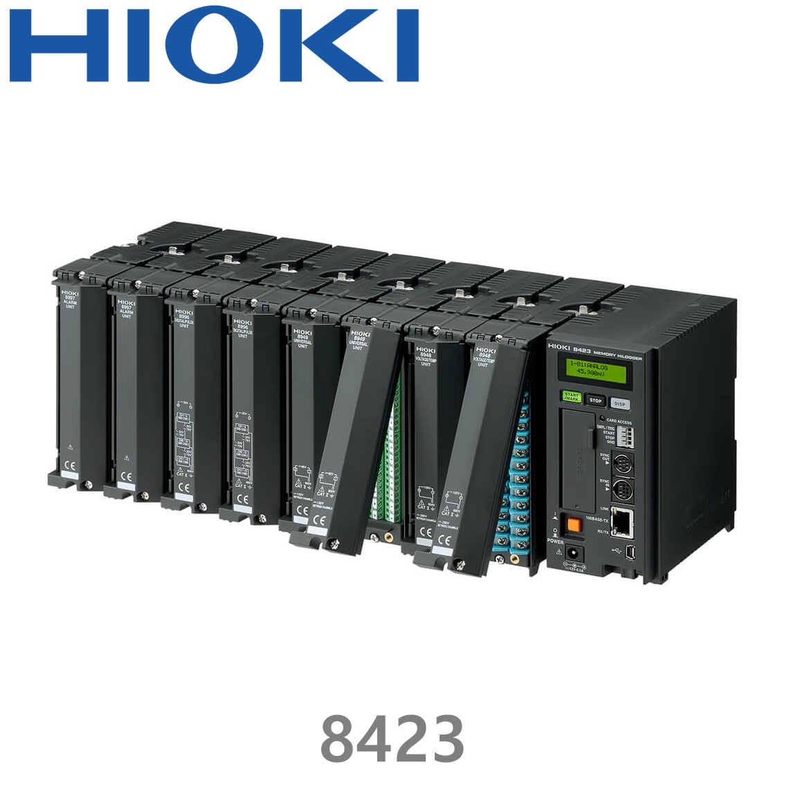 [ HIOKI ] 8423 메모리 하이로거, PC 기반 15ch~600ch 데이터 수집기