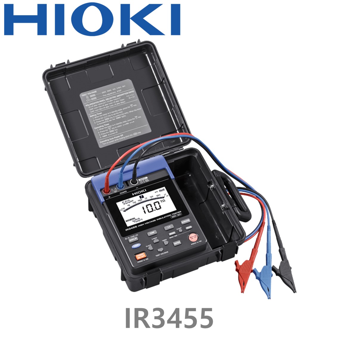 [ HIOKI ] IR3455 250V ~ 5kV / 10TΩ, 고전압 절연저항계