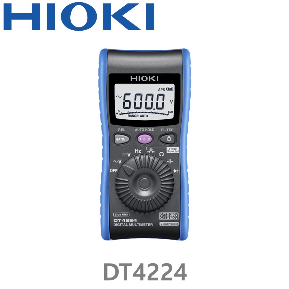 [ HIOKI ] DT4224 6000 Count, 디지털멀티미터