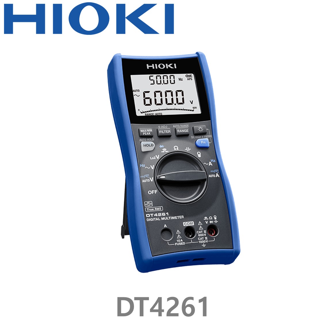 [ HIOKI ] DT4261 6000 Count, 디지털 멀티미터, 전압전용