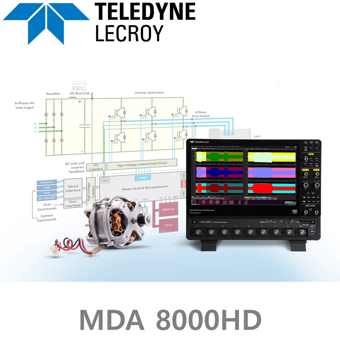 [ TELEDYNE LECROY ] 르크로이 MDA 8000HD 디지탈오실로스코프 8CH, 350MHz - 2GHz 대역폭