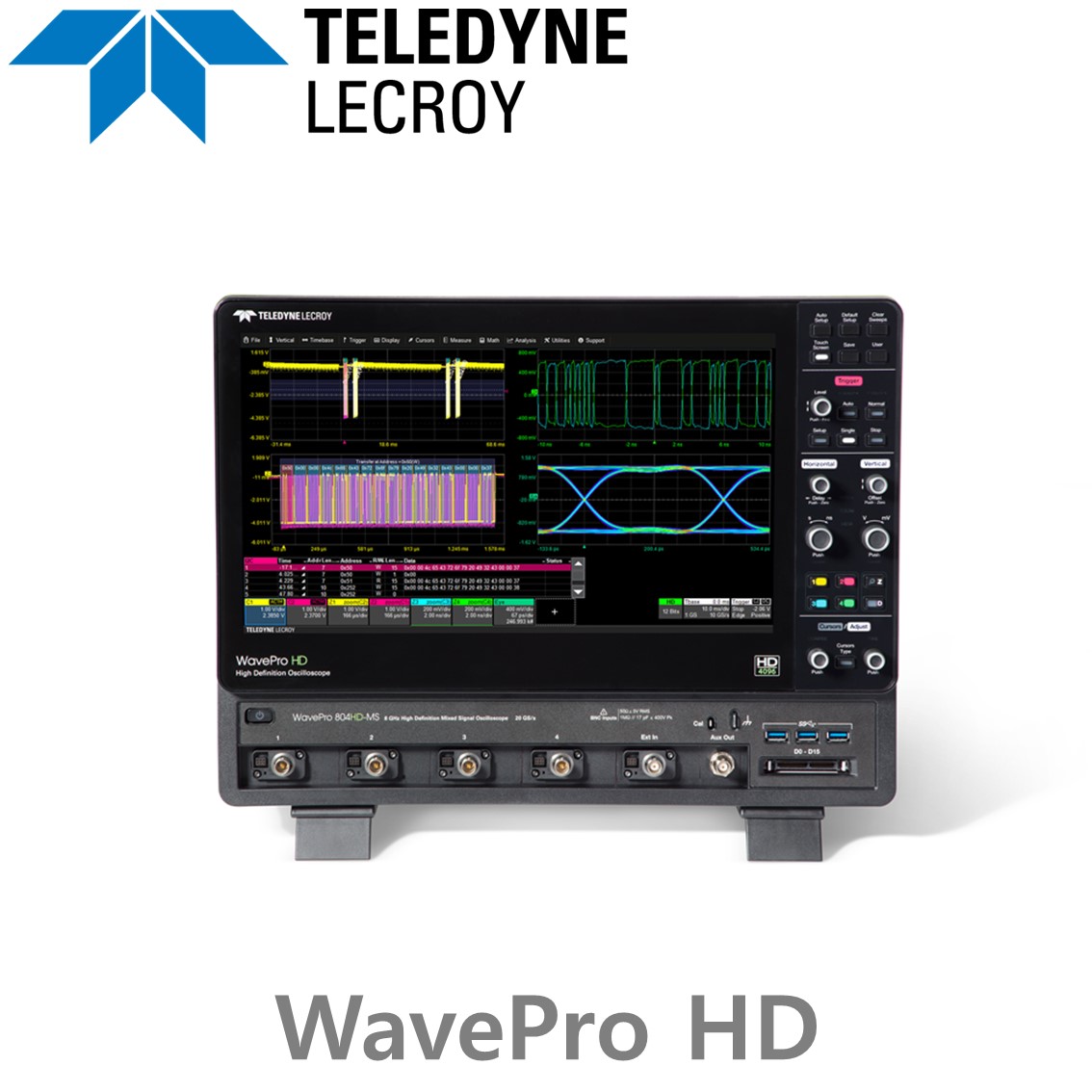 [ TELEDYNE LECROY ] 르크로이 WavePro HD 디지탈오실로스코프 4CH, 2.5GHz - 8GHz 대역폭,12-bit분해능