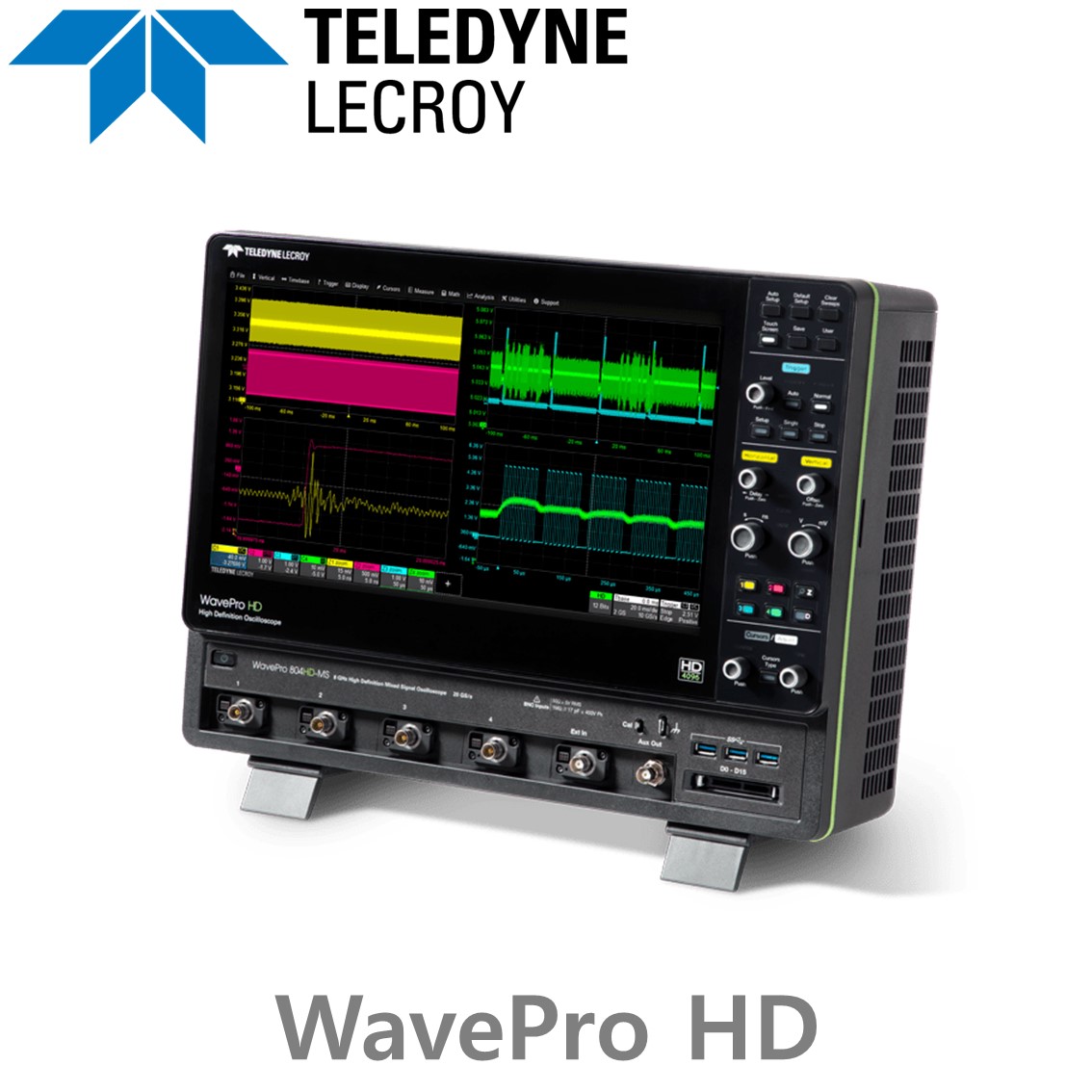 [ TELEDYNE LECROY ] 르크로이 WavePro HD 디지탈오실로스코프 4CH, 2.5GHz - 8GHz 대역폭,12-bit분해능