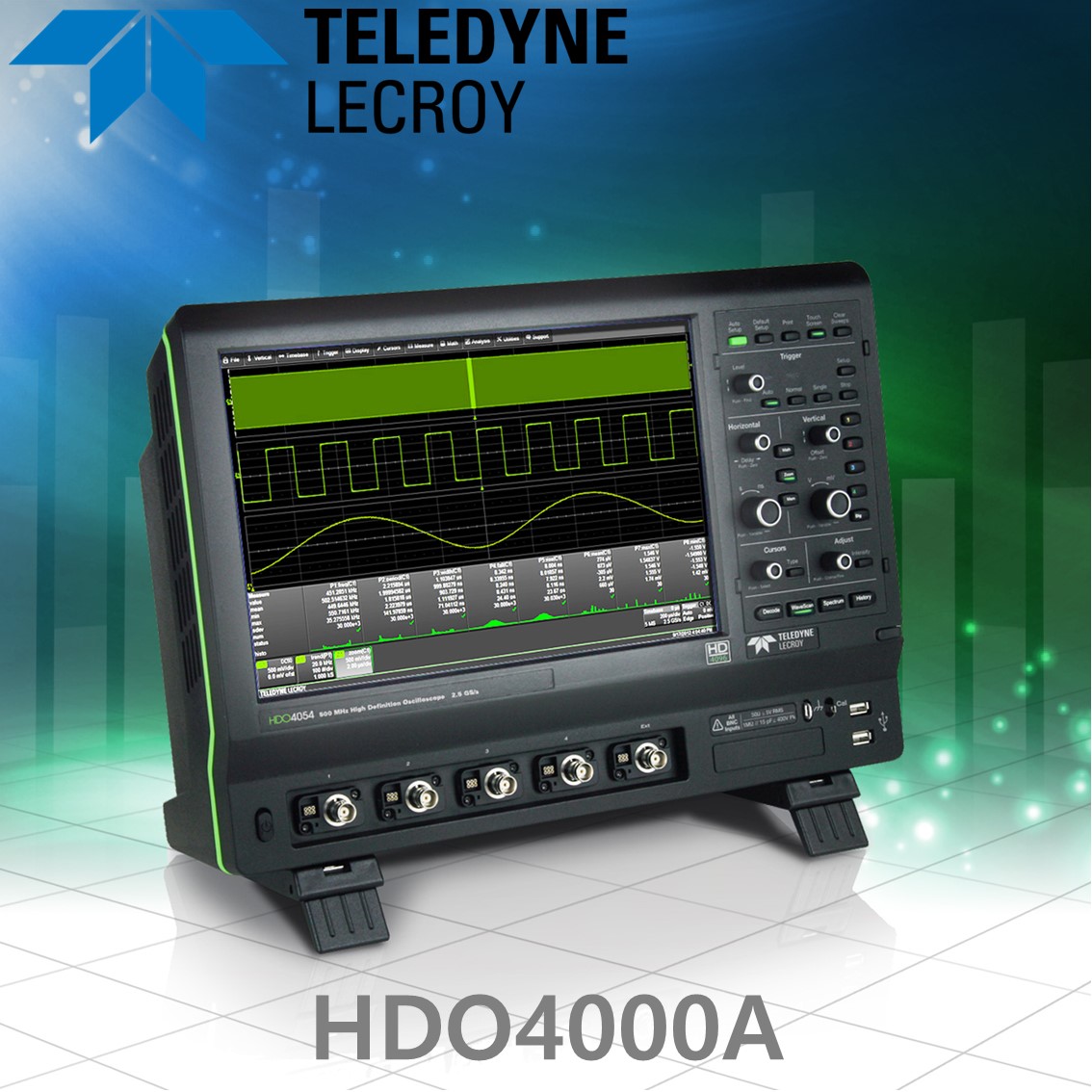 [ TELEDYNE LECROY ] 르크로이 HDO4000A 고화질 오실로스코프, 4CH, 200MHz - 1GHz 대역폭, 12Bit 분해능