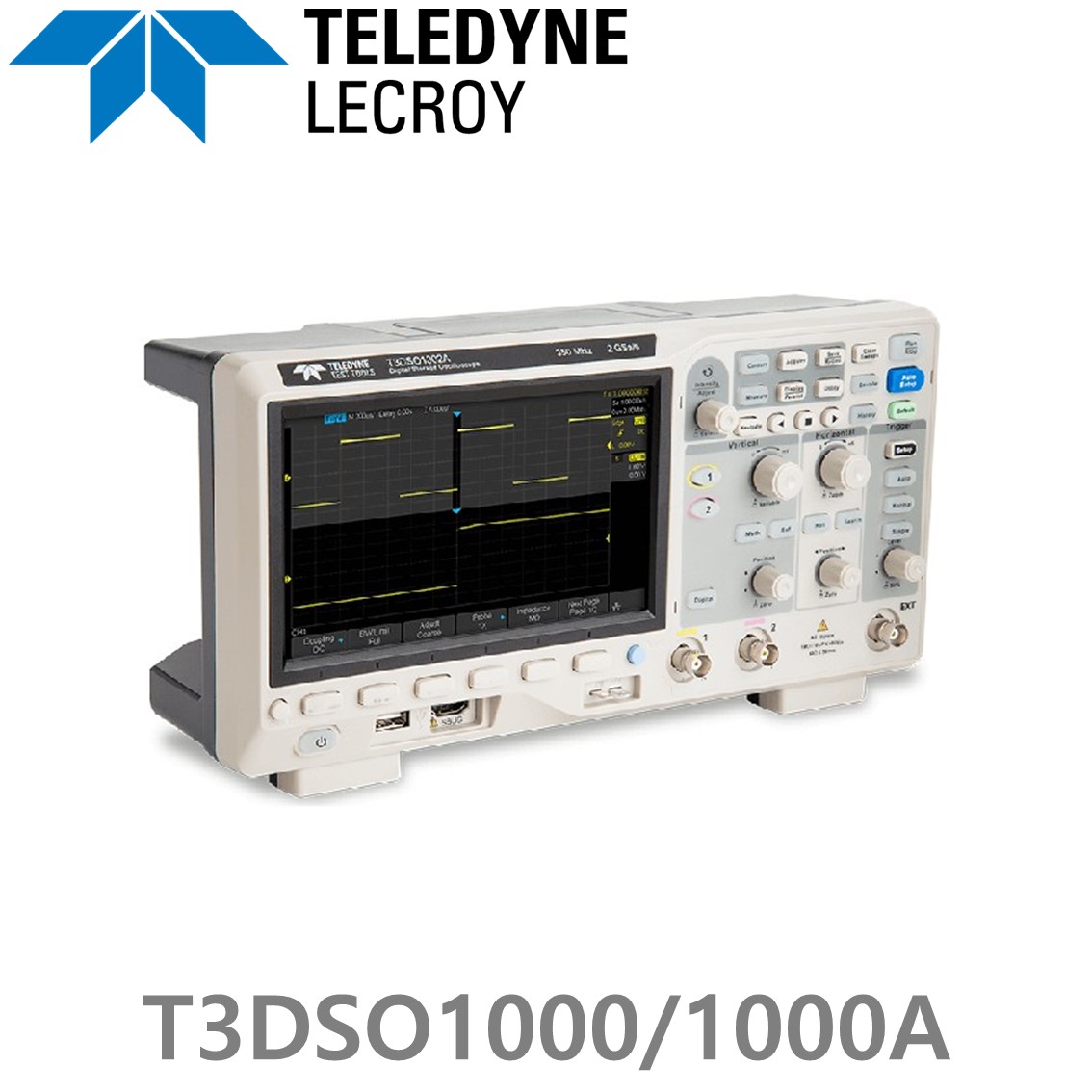 [ TELEDYNE LECROY ] 르크로이 T3DSO1000/1000A 오실로스코프 2CH- 4CH, 100MHz - 350MHz 대역폭, 8 Bit 분해능