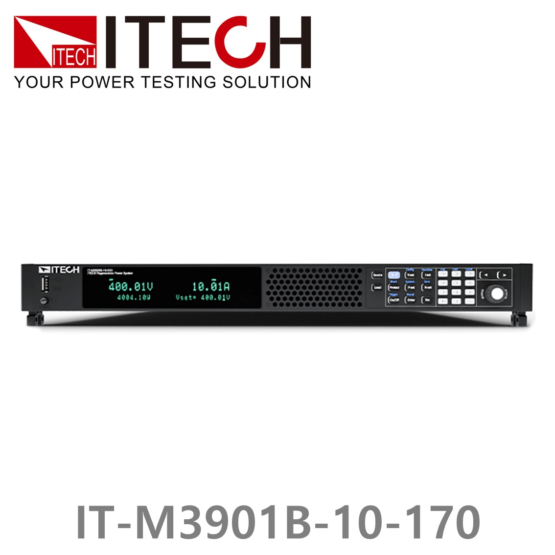 ITECH IT-M3901B-10-170  회생전력시스템,양방향DC파워 10V/-120~170A/-1.2~1.7kW
