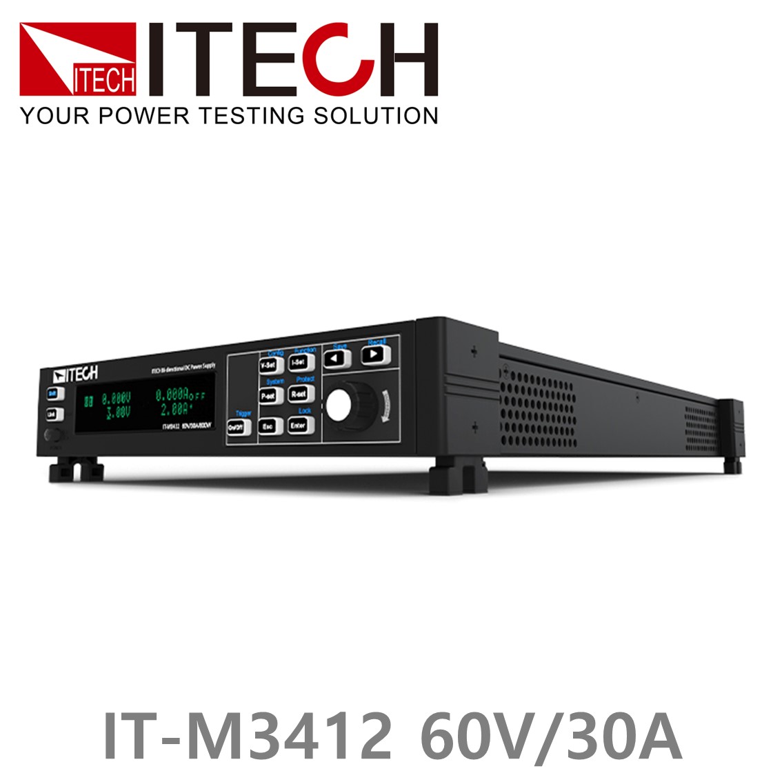 [ ITECH ] IT-M3412  양방향 DC전원공급기 60V/30A/200W