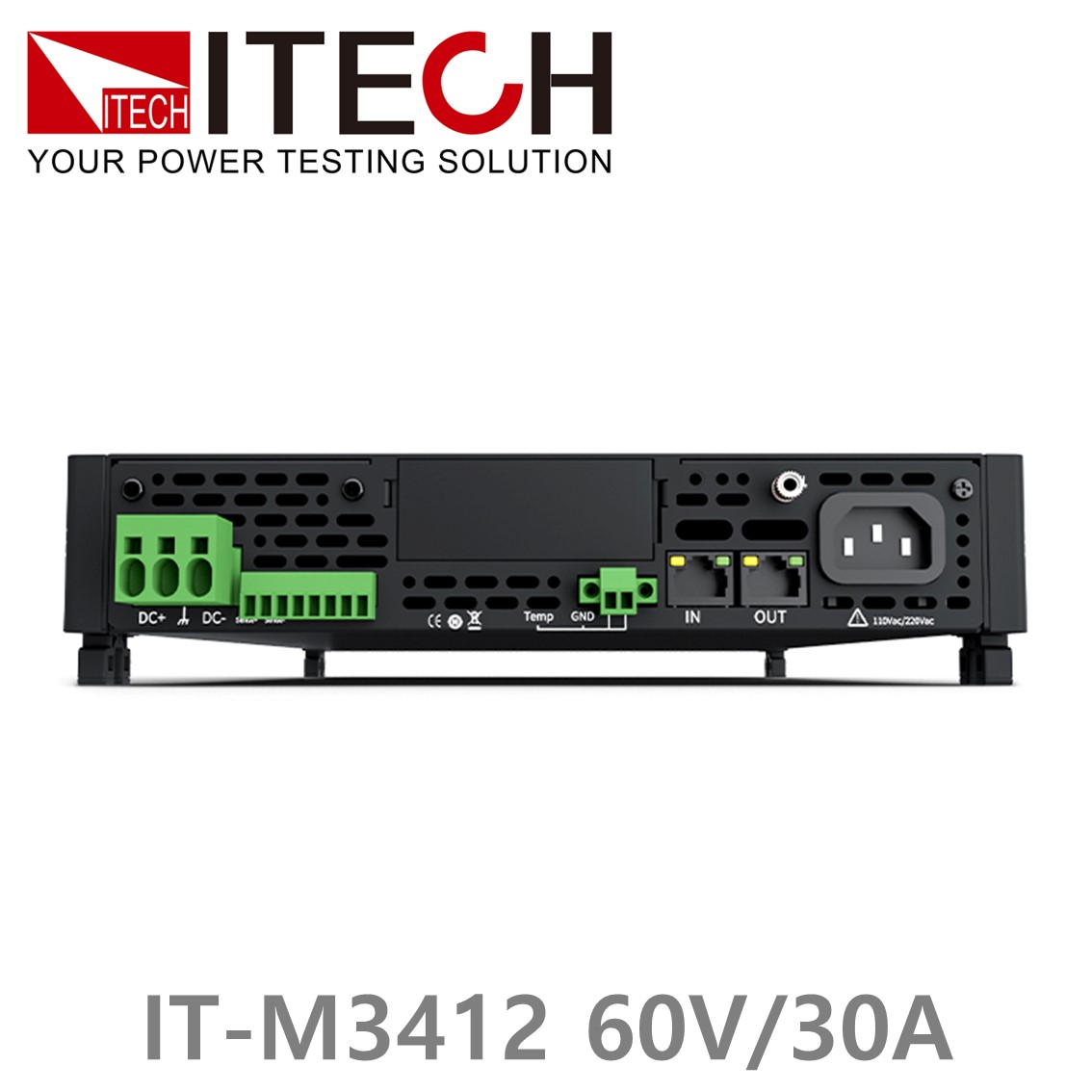 ITECH IT-M3412 양방향 DC파워서플라이 60V, 30A, 200W DC전원공급기