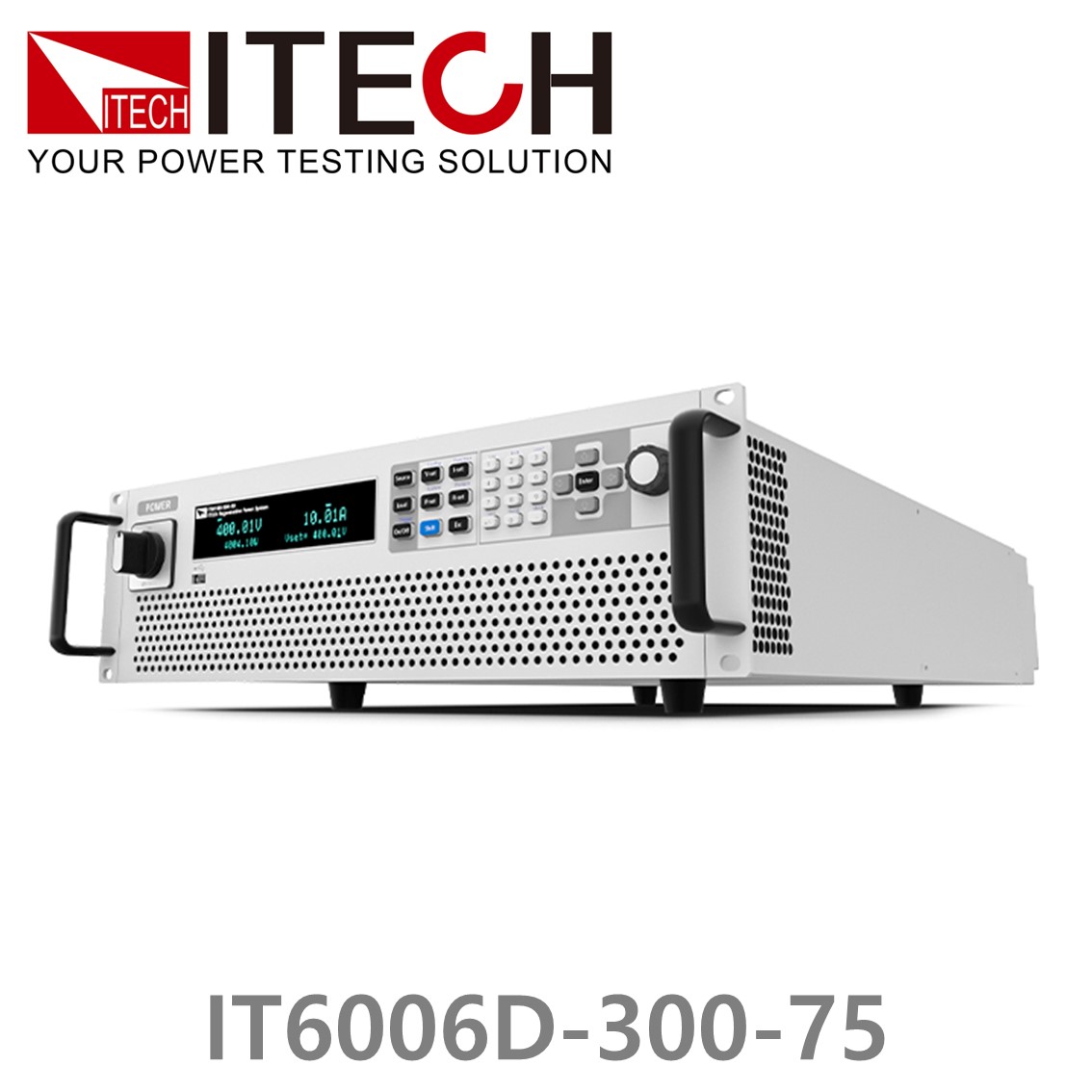 [ ITECH ] IT6006D-300-75 고전력 프로그래머블 DC 전원공급기 300V/75A/6kW