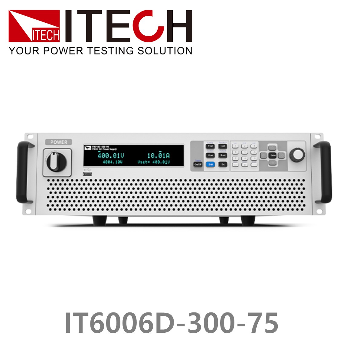 [ ITECH ] IT6006D-300-75 고전력 프로그래머블 DC 전원공급기 300V/75A/6kW