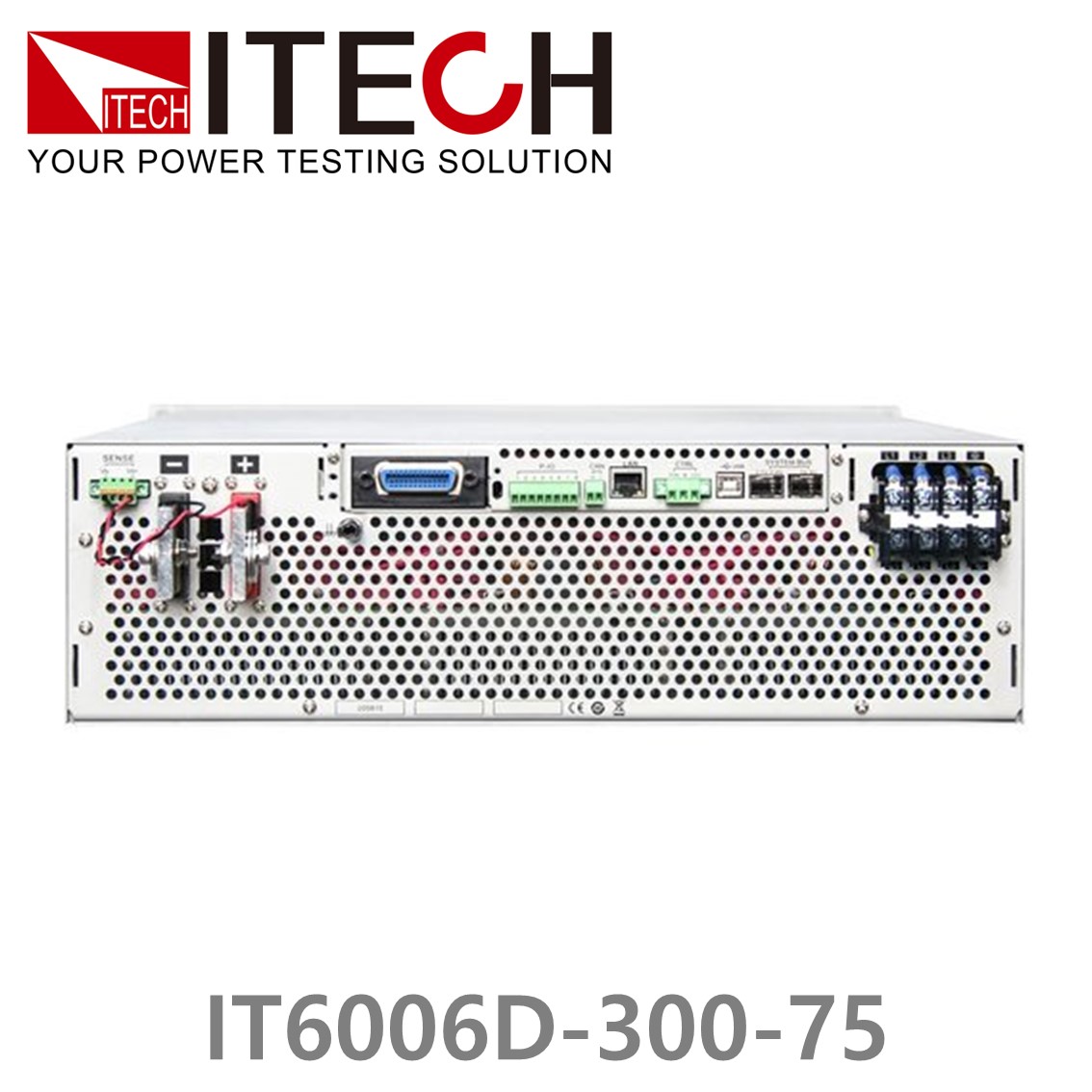 [ ITECH ] IT6006D-300-75 고전력 프로그래머블 DC 전원공급기 300V/75A/6kW