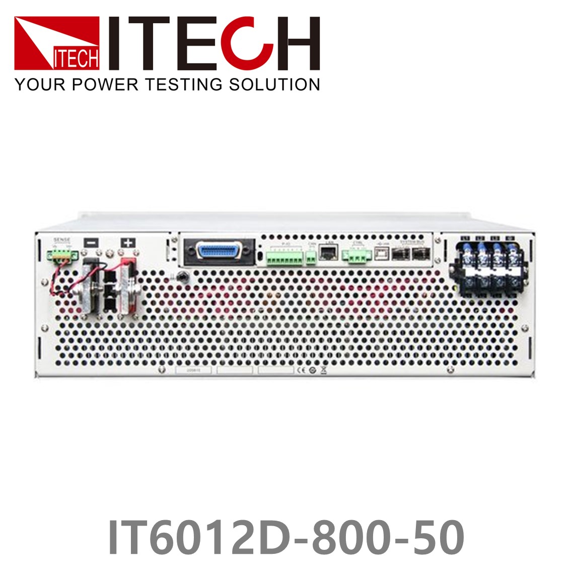 [ ITECH ] IT6012D-800-50 고전력 프로그래머블 DC전원공급기 800V/50A/12kW