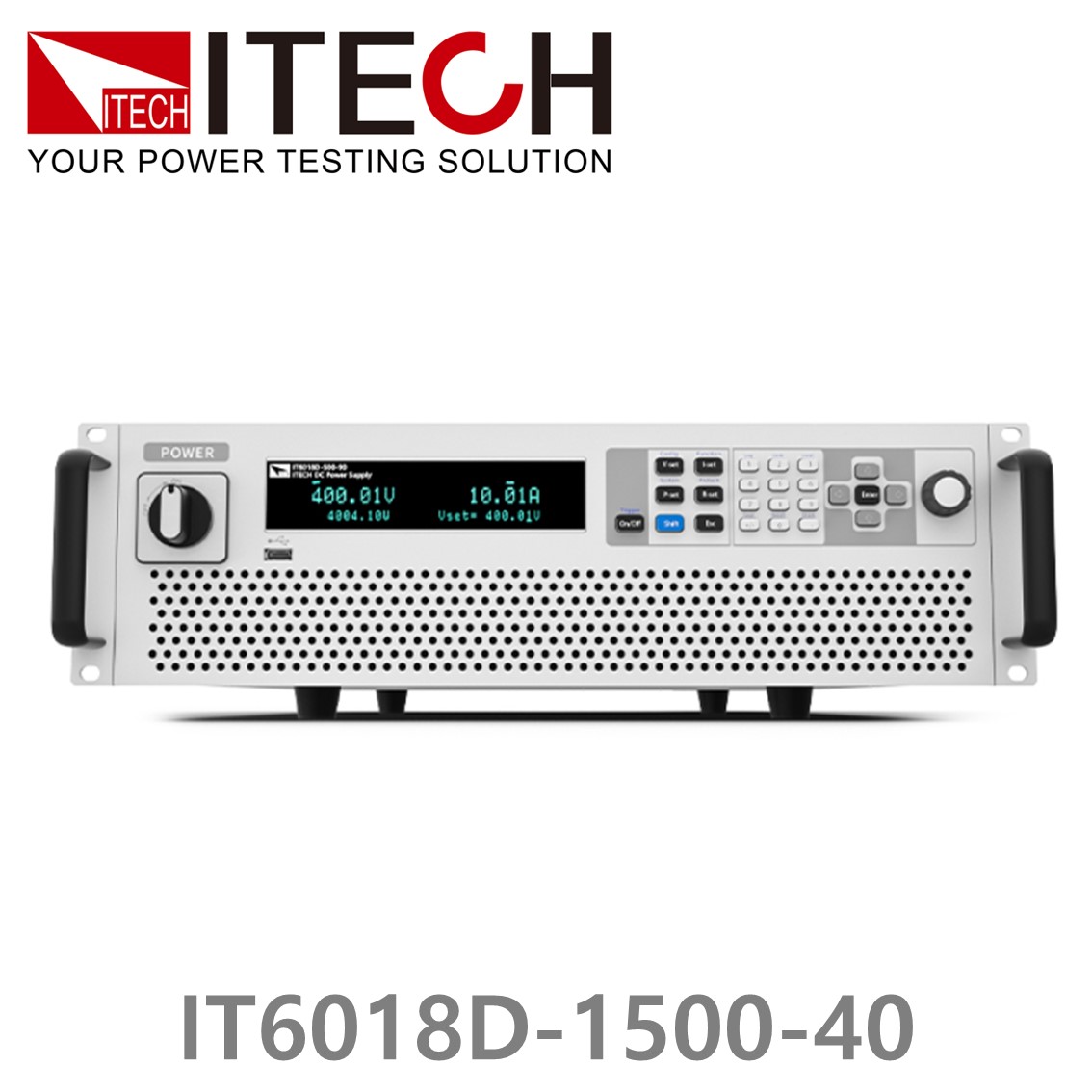 [ ITECH ] IT6018D-1500-40 고전력 프로그래머블 DC전원공급기 1500V/40A/18kW