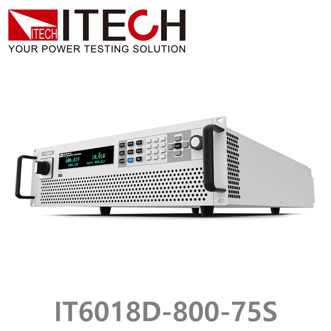 [ ITECH ] IT6018D-800-75S 고전력 프로그래머블 DC전원공급기 800V/75A/18kW -slave