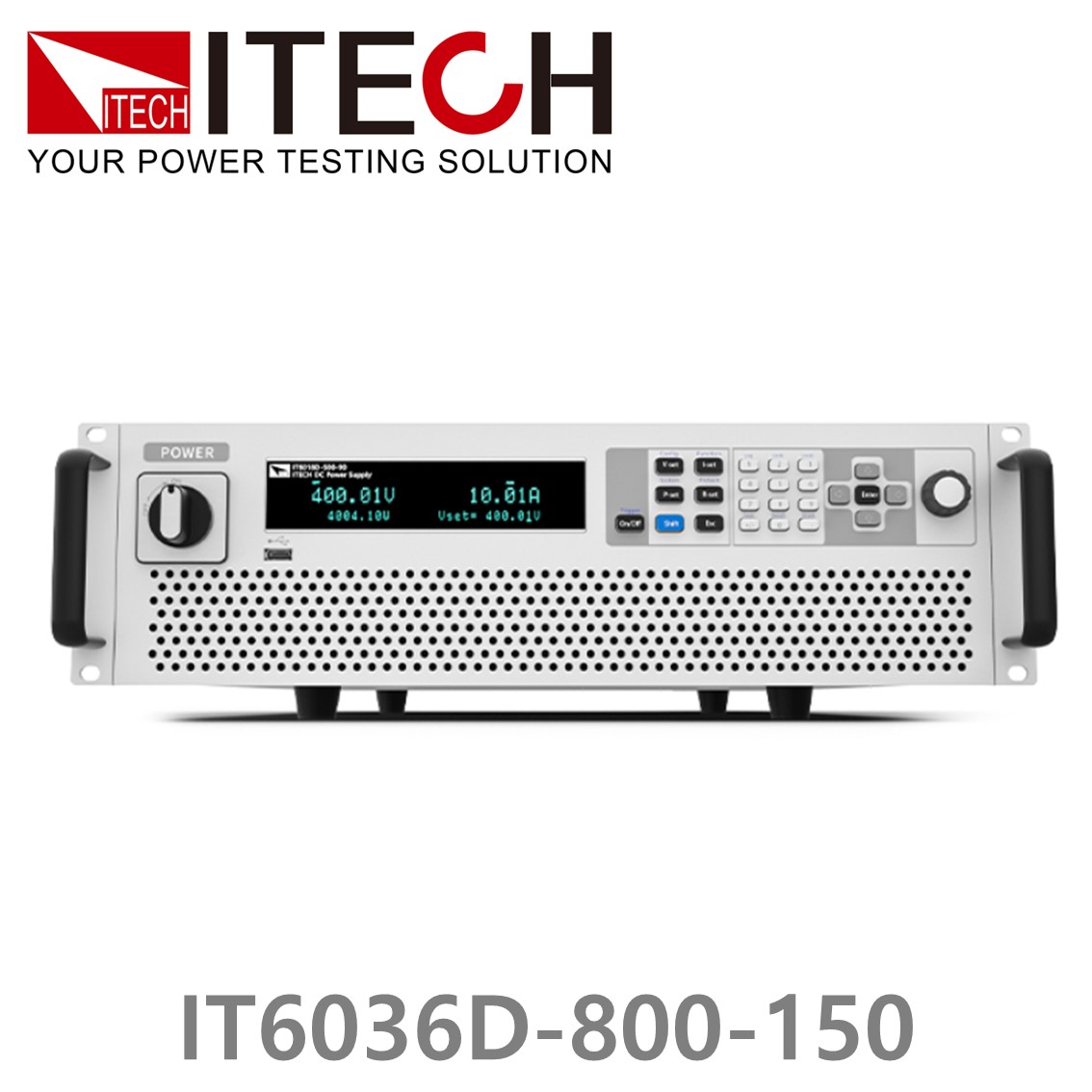 [ ITECH ] IT6036D-800-150 고전력 프로그래머블 DC전원공급기 800V/150A/36kW