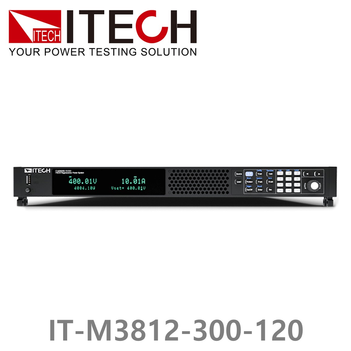 [ ITECH ] IT-M3812-300-120, 300V/120A/12000W DC 전자로드, DC전자부하기