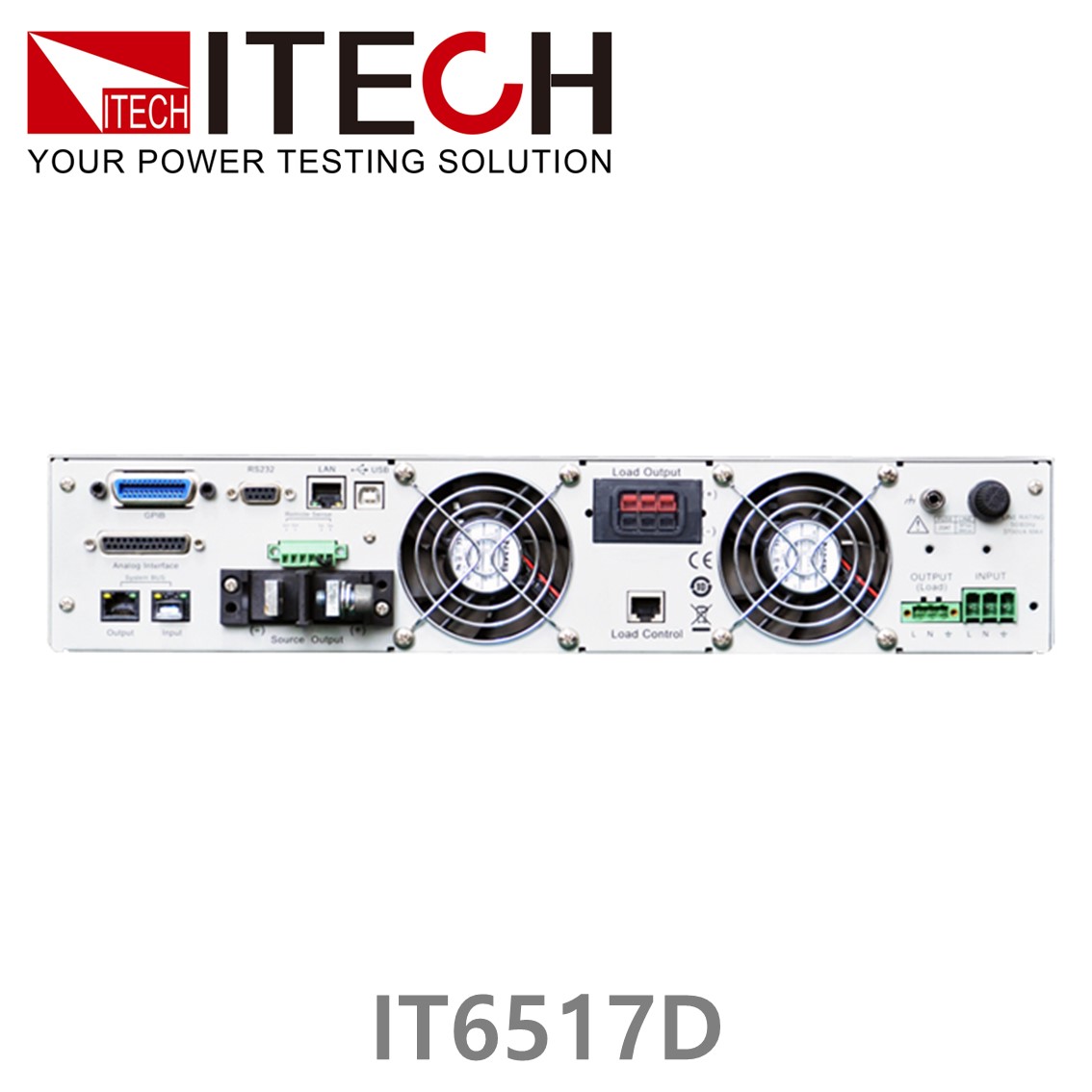 [ ITECH ] IT6517D 고전력 1800W DC파워서플라이, DC전원공급기
