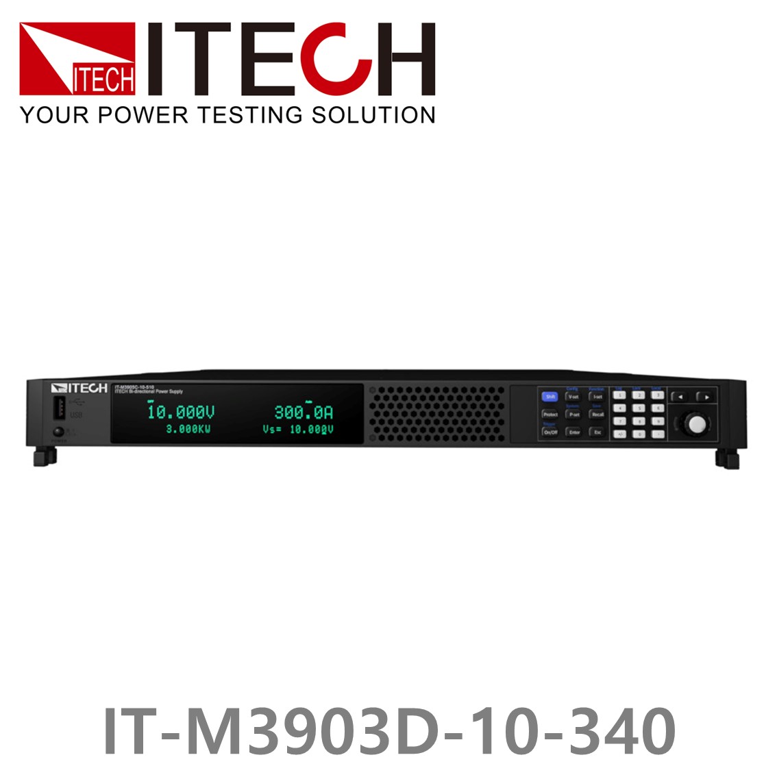 [ ITECH ] IT-M3903D-10-340 양방향 프로그래머블 DC전원공급기, DC파워서플라이