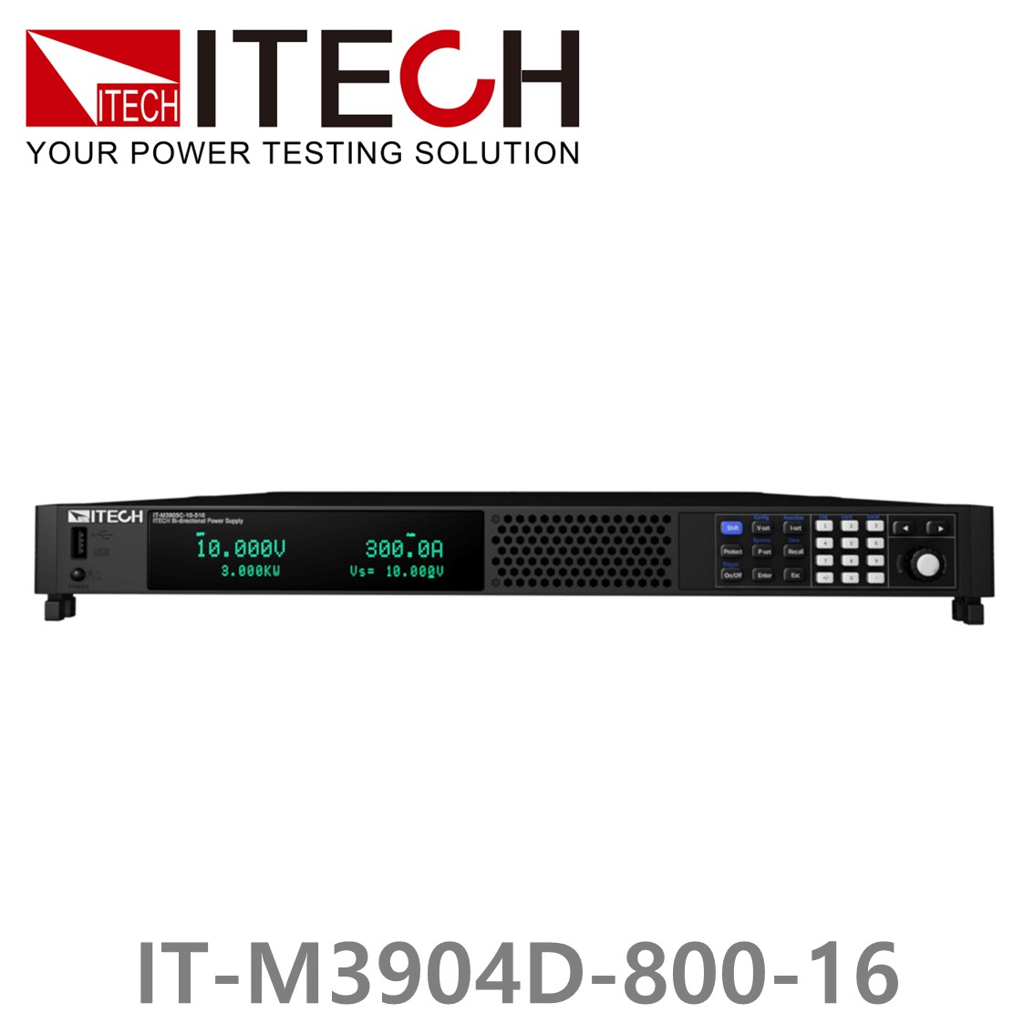 [ ITECH ] IT-M3904D-800-16 양방향 프로그래머블 DC전원공급기, DC파워서플라이