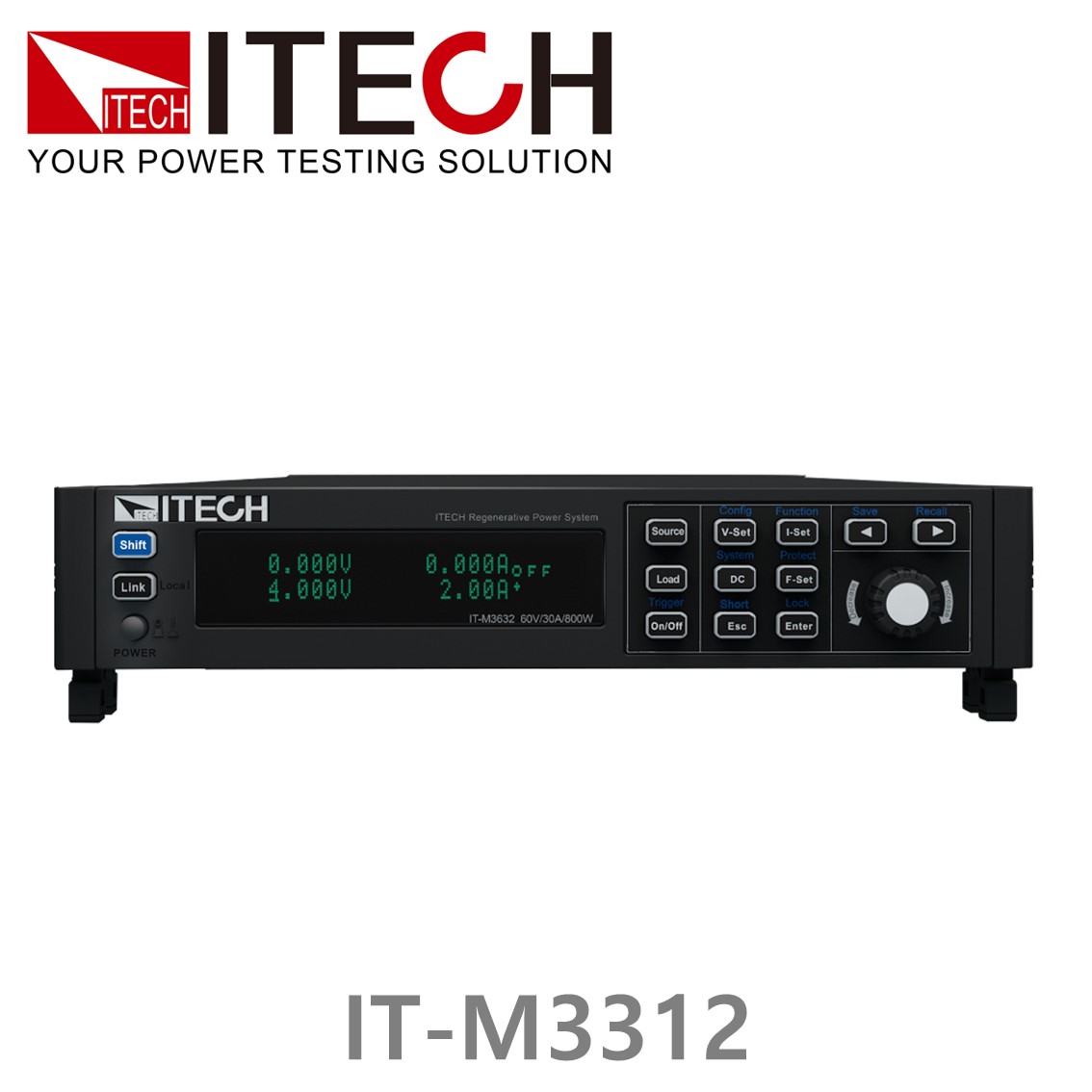 [ ITECH ] IT-M3312 DC전자부하기 (60V/30A/200W), DC전자로드