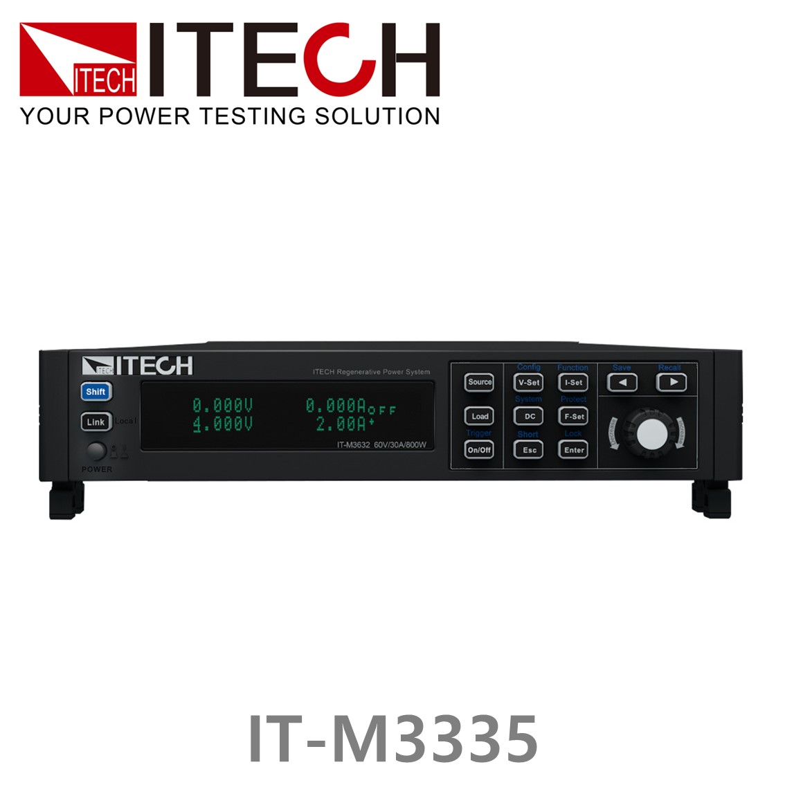 [ ITECH ] IT-M3335 DC전자부하기 (600V/3A/800W), DC전자로드