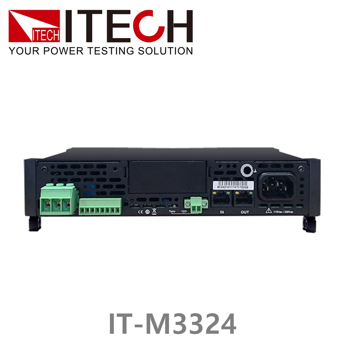 [ ITECH ] IT-M3324 DC전자부하기 (300V/6A/400W), DC전자로드