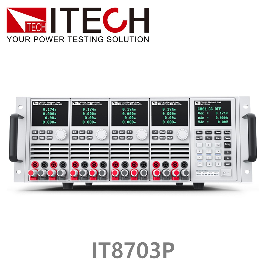 [ ITECH ] IT8703P DC전자로드, DC전자부하기 (4 load module control unit)