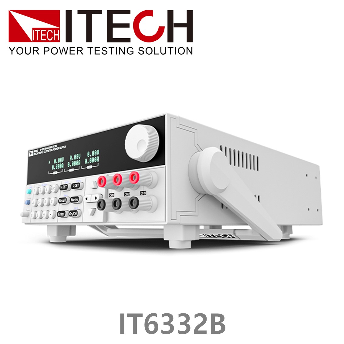 [ ITECH ] IT6332B 3채널 고성능 프로그래밍 DC파워서플라이 30V/6A/180W*2CH;5V/3A/15W*1CH